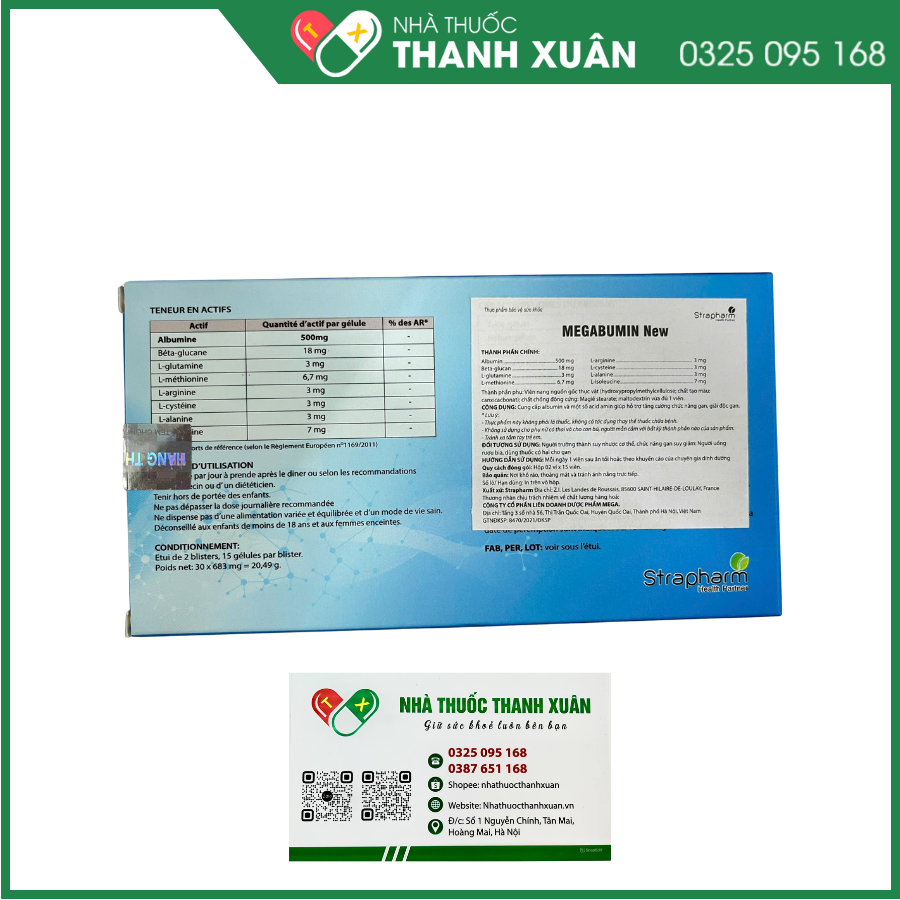 Megabumin New - Thuốc phục hồi tế bào gan